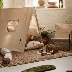 Desert Kids Chair -Designer Table Lamps Sales Ferm Living Desert Chair Kids Black Sand 2