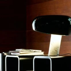Snoopy Table Lamp, 1967 -Designer Table Lamps Sales Flos A Castiglioni P.G Castiglioni Snoopy Black 3