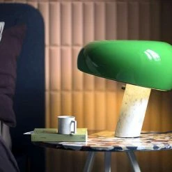Snoopy Table Lamp, 1967 -Designer Table Lamps Sales Flos A Castiglioni P.G Castiglioni Snoopy green 2