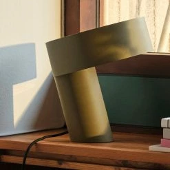 Slant Table Lamp, 2021 -Designer Table Lamps Sales HAY Branch Slant Table Lamp khaki green 2