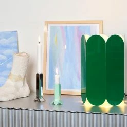 Arcs Shade, 2021 -Designer Table Lamps Sales Hay muller van severen arcs shade seagrass green 6
