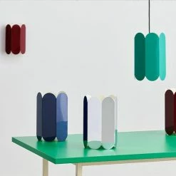 Arcs Shade, 2021 -Designer Table Lamps Sales Hay muller van severen arcs shade seagrass green cobalt blue mirror auburn red 5