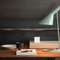 AJ Table Light, 1960 -Designer Table Lamps Sales Louis Poulsen Arne Jacobsen AJ Table Lamp Pale petroleum