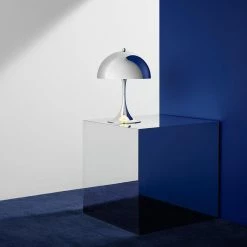 Panthella Mini Table Lamp, 1971 22 Panthella Mini Table Lamp, 1971 -Designer Table Lamps Sales Louis Poulsen Verner Panton Panthella Mini Table Lamp Chrome 3