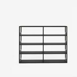 Lap Shelving -Designer Table Lamps Sales Medium Black frame with black metal Large Display