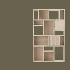 Oak Stacked 2.0 With Back -Designer Table Lamps Sales Muuto Oak Stacked 2.0 with back