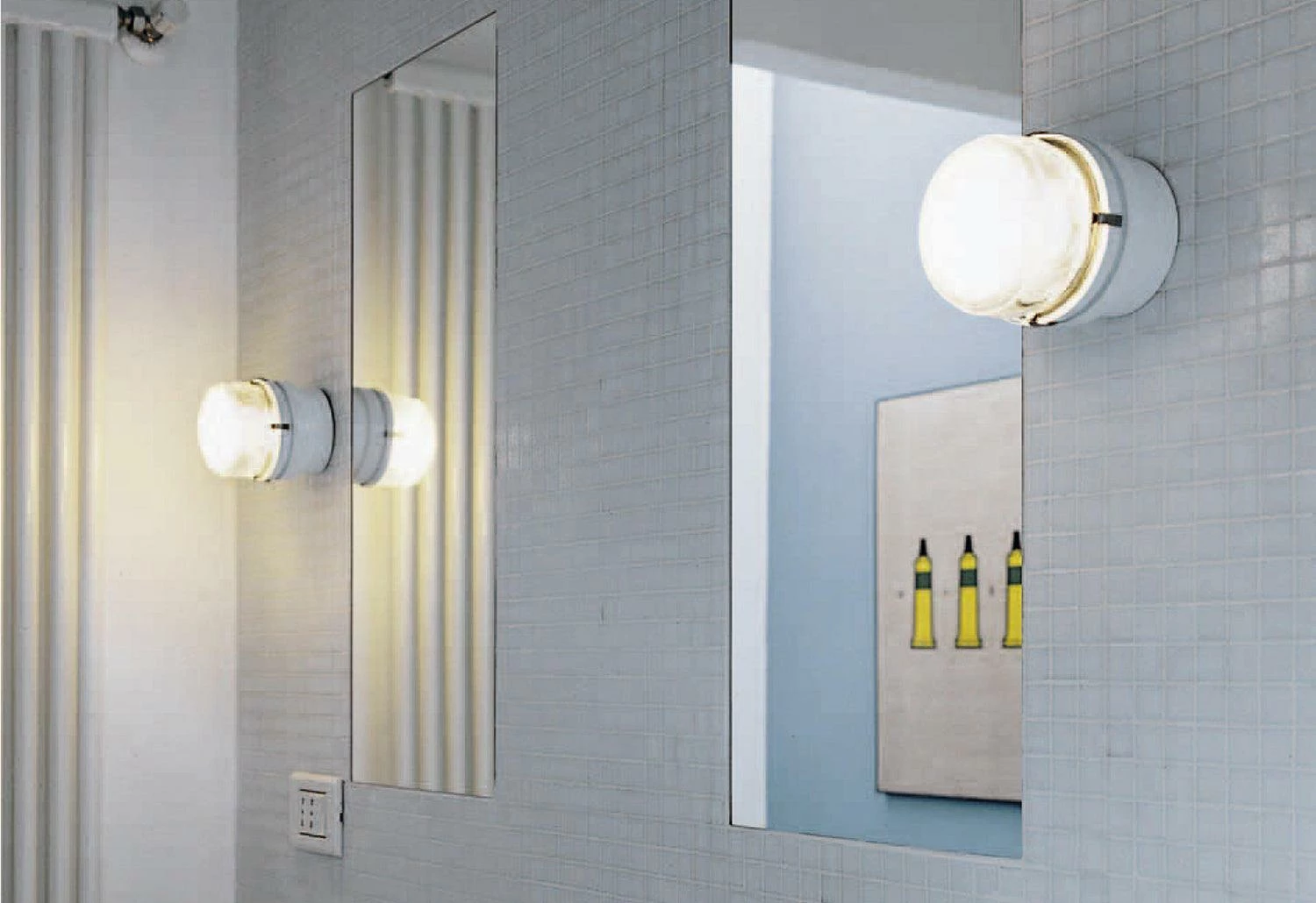 Fresnel Wall Light Set, 1966 6 Fresnel Wall Light Set, 1966 - Image 4