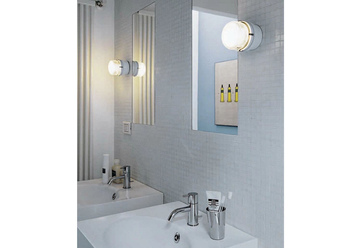 Fresnel Wall Light Set, 1966 7 Fresnel Wall Light Set, 1966 - Image 5