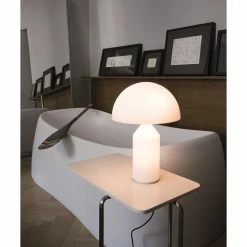 Atollo Glass, 1977 -Designer Table Lamps Sales Oluce Vico Magistretti Atollo 235 336 237 5