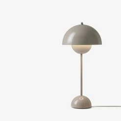 Flowerpot VP3 Table Lamp 40 Flowerpot VP3 Table Lamp -Designer Table Lamps Sales and tradition verner panton vp3 table light grey beige
