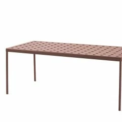 Balcony Table, 2022 35 Balcony Table, 2022 -Designer Table Lamps Sales hay bouroullec balcony table 0003s 0000 AB677 B491 AH17 Balcony Table L190xW87xH74 iron red