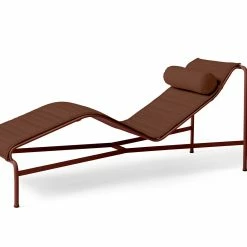 Palissade Chaise Longue 45 Palissade Chaise Longue -Designer Table Lamps Sales hay bouroullec palissade chaise lounge iron red 4