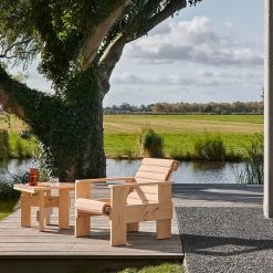 Crate Lounge Chair, 2022 -Designer Table Lamps Sales hay gerrit rietveld crate lounge chair lifestyle 4