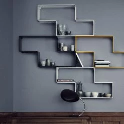 Matégot Dedal Book Shelf, 1954 -Designer Table Lamps Sales mategot dedal shelves feature 1