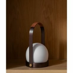 Carrie Table Lamp, Leather -Designer Table Lamps Sales menu norm architects carrie table lamp leather brushed brass 6