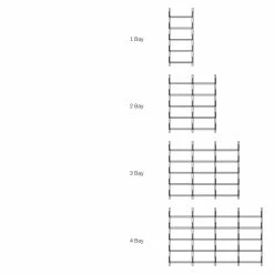 Croquet Wall Shelving System -Designer Table Lamps Sales shelf organisation 5