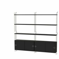 String System Living Room C -Designer Table Lamps Sales string livingroom c blackash clear