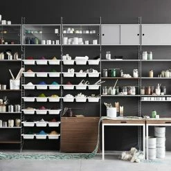 String System Bowl Shelf, 1949 -Designer Table Lamps Sales string system nisse strinning bowlshelf5