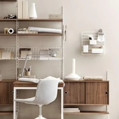 String Magazine Wire Shelf, 1949 -Designer Table Lamps Sales string system nisse strinning magazine wire shelf