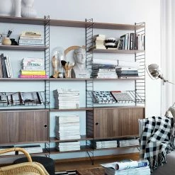 String Magazine Wire Shelf, 1949 -Designer Table Lamps Sales string system nisse strinning magazine wire shelf4