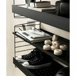 String System Metal Shelves, 1949 -Designer Table Lamps Sales string system nisse strinning metal shelf3