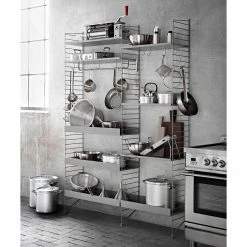 String System Metal Shelves, 1949 -Designer Table Lamps Sales string system nisse strinning metal shelf5