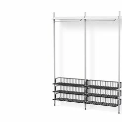 Pier Shelving System, Combination 1022 - 2 Columns -Designer Table Lamps Sales twentytwentyone HAY Ronan and Erwan Bouroullec Pier Shelving 0015s 0007 HAY ronan and erwan bouroullec pier combination