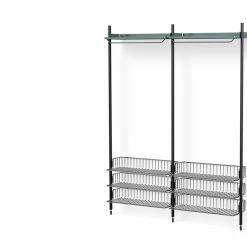 Pier Shelving System, Combination 1022 - 2 Columns -Designer Table Lamps Sales twentytwentyone HAY Ronan and Erwan Bouroullec Pier Shelving 0015s 0008 HAY ronan and erwan bouroullec pier combination