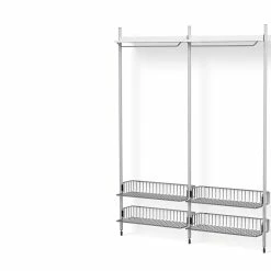 Pier Shelving System, Combination 1012 - 2 Columns