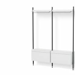 Pier Shelving System, Combination 1002 - 2 Columns -Designer Table Lamps Sales twentytwentyone HAY Ronan and Erwan Bouroullec Pier Shelving 0021s 0006 HAY ronan and erwan bouroullec pier combination