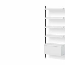 Pier Shelving System Add-Ons - Flat Shelves -Designer Table Lamps Sales twentytwentyone HAY Ronan and Erwan Bouroullec Pier Shelving 0040s 0010s 0002 HAY ronan and erwan bouroullec pier combi