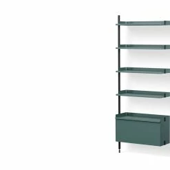 Pier Shelving System Add-Ons - Flat Shelves -Designer Table Lamps Sales twentytwentyone HAY Ronan and Erwan Bouroullec Pier Shelving 0040s 0010s 0004 HAY ronan and erwan bouroullec pier combi