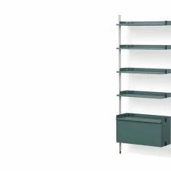 Pier Shelving System Add-Ons - Flat Shelves -Designer Table Lamps Sales twentytwentyone HAY Ronan and Erwan Bouroullec Pier Shelving 0040s 0010s 0005 HAY ronan and erwan bouroullec pier combi