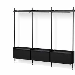 Pier Shelving System, Combination 1003 - 3 Columns