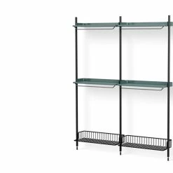 Pier Shelving System, Combination 1032 - 2 Columns -Designer Table Lamps Sales twentytwentyone HAY Ronan and Erwan Bouroullec Pier Shelving combination 1032 10