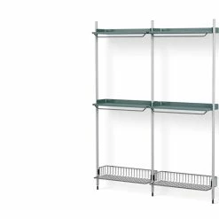 Pier Shelving System, Combination 1032 - 2 Columns -Designer Table Lamps Sales twentytwentyone HAY Ronan and Erwan Bouroullec Pier Shelving combination 1032 11