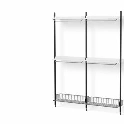 Pier Shelving System, Combination 1032 - 2 Columns -Designer Table Lamps Sales twentytwentyone HAY Ronan and Erwan Bouroullec Pier Shelving combination 1032 5