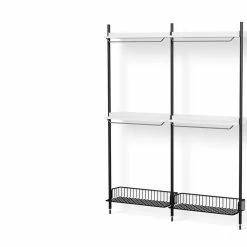 Pier Shelving System, Combination 1032 - 2 Columns -Designer Table Lamps Sales twentytwentyone HAY Ronan and Erwan Bouroullec Pier Shelving combination 1032 6