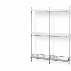 Pier Shelving System, Combination 1032 - 2 Columns -Designer Table Lamps Sales twentytwentyone HAY Ronan and Erwan Bouroullec Pier Shelving combination 1032 7