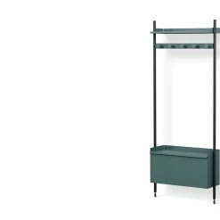 Pier Shelving System, Combination 1061 - 1 Column