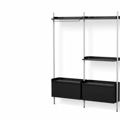 Pier Shelving System, Combination 1072 - 2 Columns -Designer Table Lamps Sales twentytwentyone HAY Ronan and Erwan Bouroullec Pier Shelving combination 1072 2