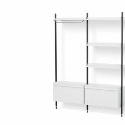 Pier Shelving System, Combination 1082 - 2 Columns -Designer Table Lamps Sales twentytwentyone HAY Ronan and Erwan Bouroullec Pier Shelving combination 1082 3