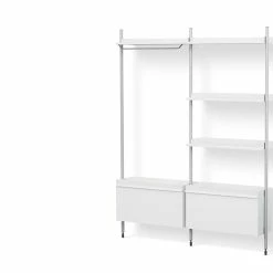 Pier Shelving System, Combination 1082 - 2 Columns -Designer Table Lamps Sales twentytwentyone HAY Ronan and Erwan Bouroullec Pier Shelving combination 1082 4