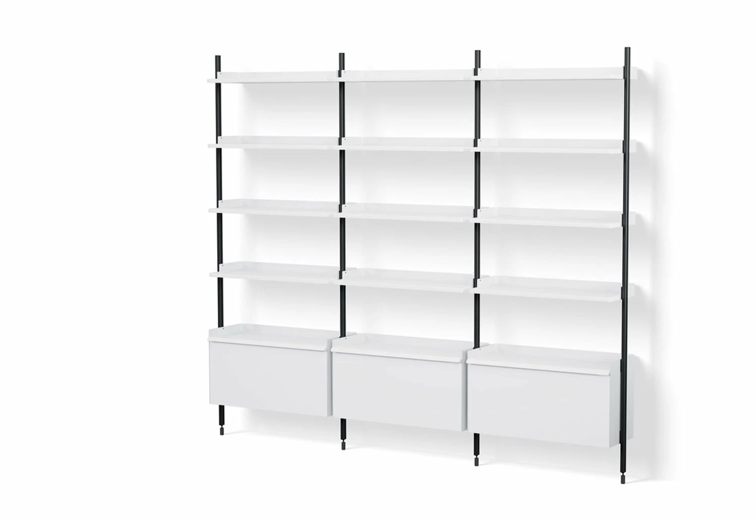 Pier Shelving System, Combination 123 - 3 Columns 4 Pier Shelving System, Combination 123 - 3 Columns - Image 2