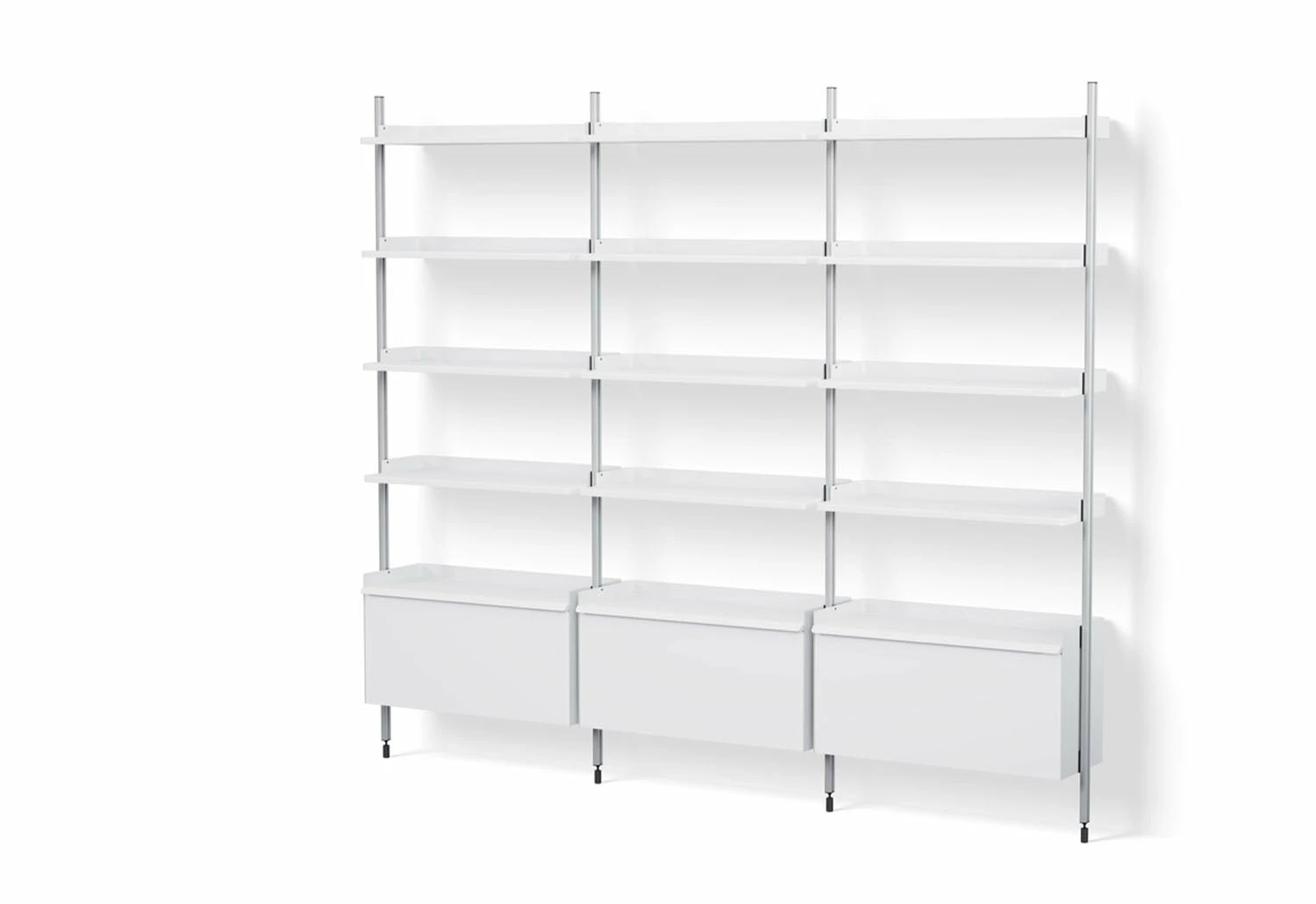 Pier Shelving System, Combination 123 - 3 Columns 5 Pier Shelving System, Combination 123 - 3 Columns - Image 3