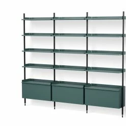 Pier Shelving System, Combination 123 - 3 Columns 10 Pier Shelving System, Combination 123 - 3 Columns -Designer Table Lamps Sales twentytwentyone HAY Ronan and Erwan Bouroullec Pier Shelving combination 123 4