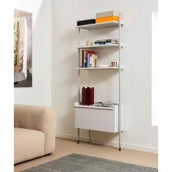 Pier Shelving System, Combination 131 - 1 Column -Designer Table Lamps Sales twentytwentyone HAY Ronan and Erwan Bouroullec Pier Shelving combination 131 1