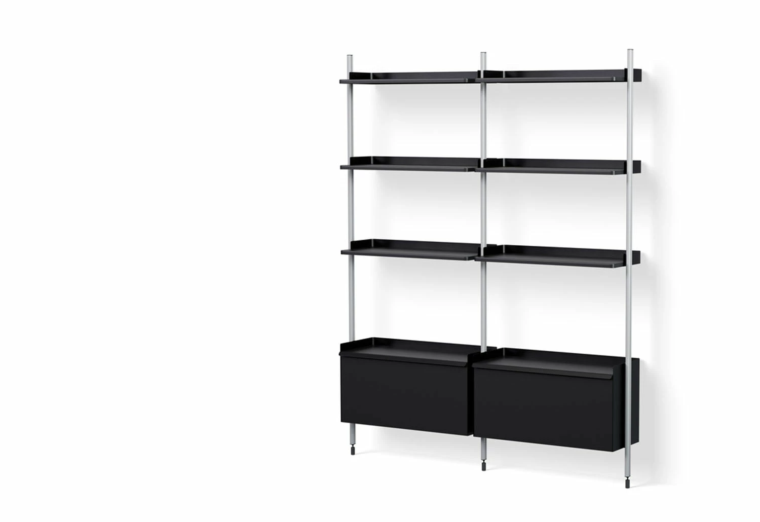 Pier Shelving System, Combination 132 - 2 Columns 4 Pier Shelving System, Combination 132 - 2 Columns - Image 2