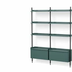 Pier Shelving System, Combination 132 - 2 Columns 12 Pier Shelving System, Combination 132 - 2 Columns -Designer Table Lamps Sales twentytwentyone HAY Ronan and Erwan Bouroullec Pier Shelving combination 132 5