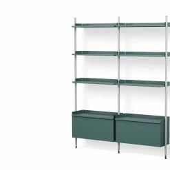 Pier Shelving System, Combination 132 - 2 Columns 13 Pier Shelving System, Combination 132 - 2 Columns -Designer Table Lamps Sales twentytwentyone HAY Ronan and Erwan Bouroullec Pier Shelving combination 132 6